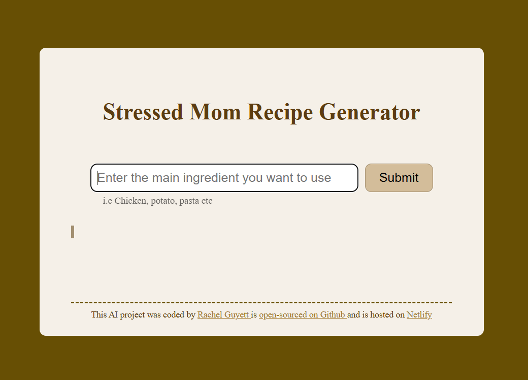 Recipe App